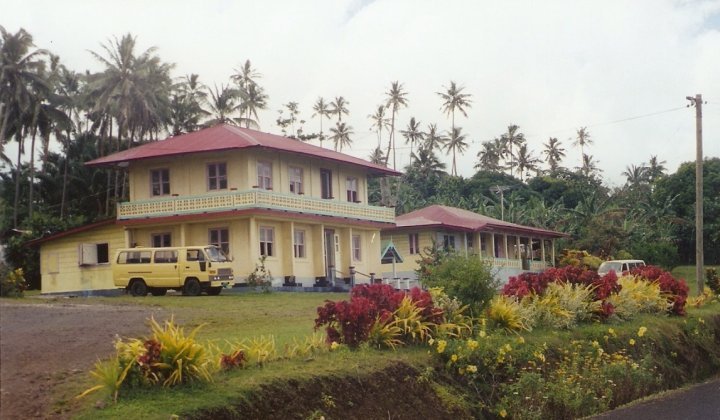 Główny budynek Paradise Cove na Samoa